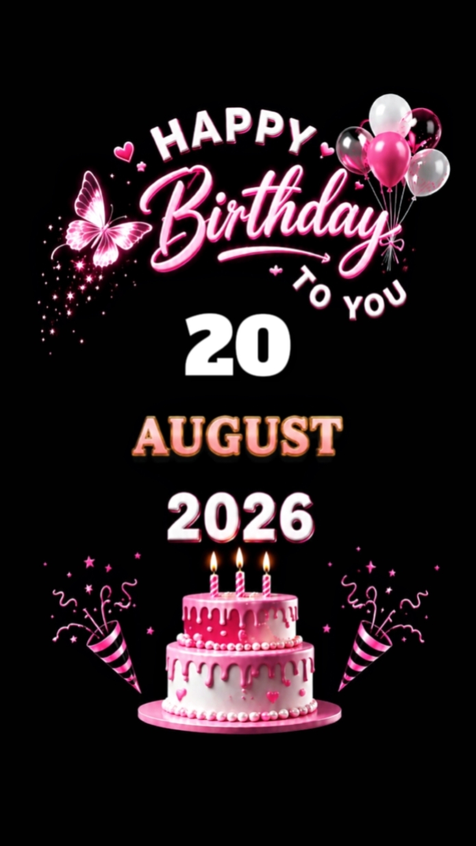 Cumpleaños 20 de agosto 