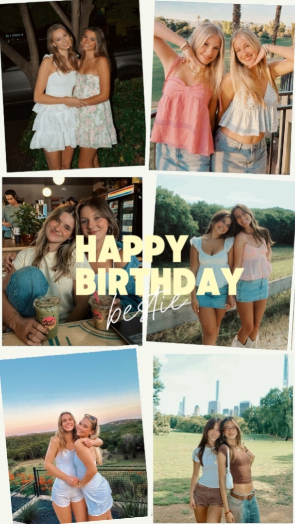 Cumpleaños de mejor amiga 