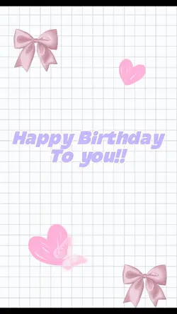 Happy birthday 