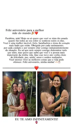 aniversário mãe