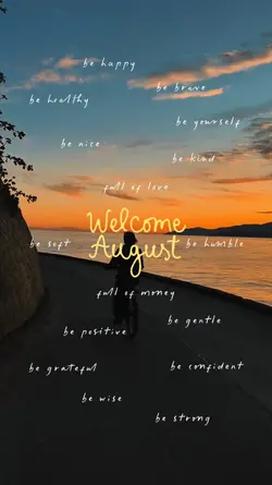 Welcome August 2026