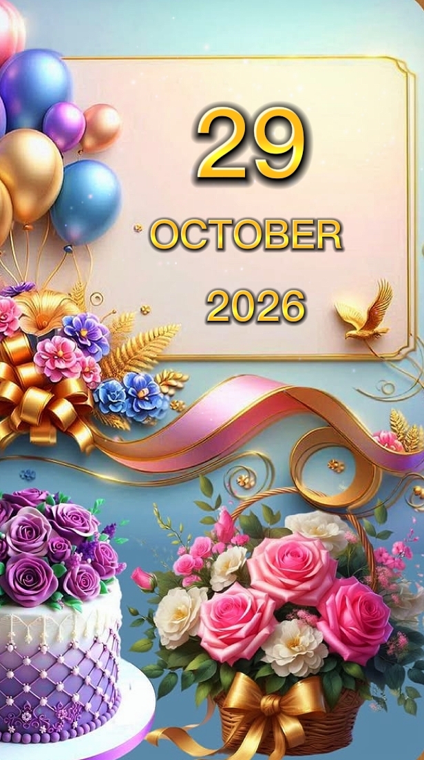 HBD 29 OCTOBRE 