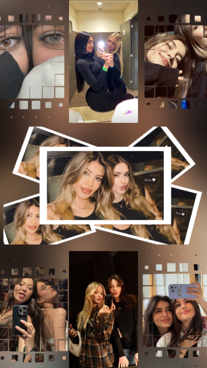 Pilha de fotos bff 