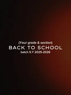 Back to School 