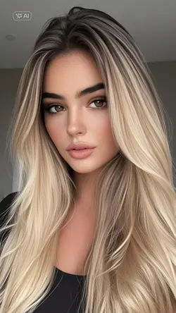 blonde hair