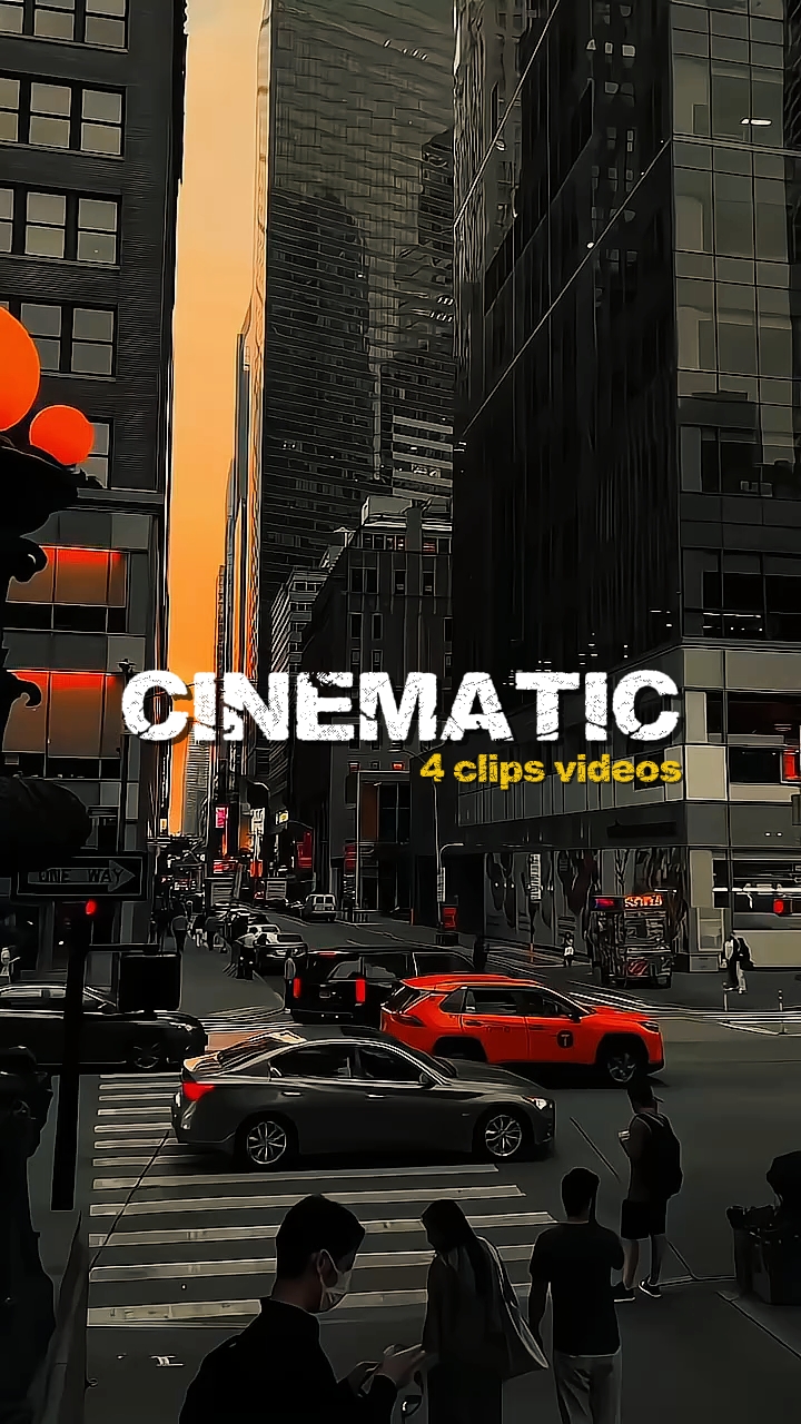 Cinematic 4 videos 