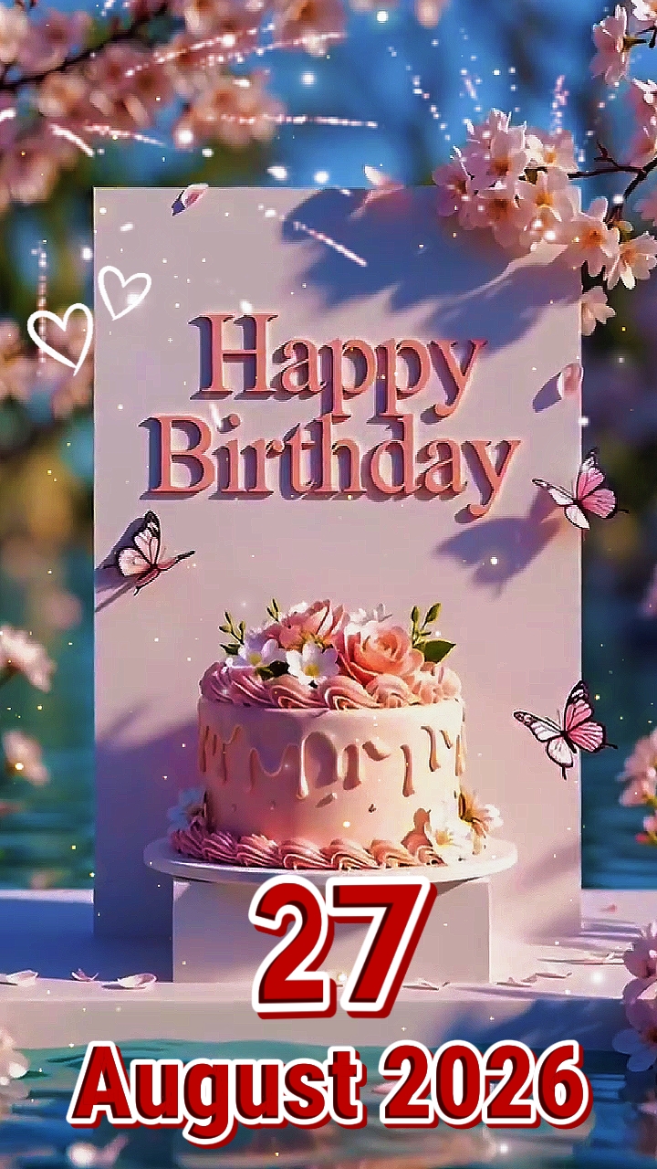 HBD 27 de agosto de 2026