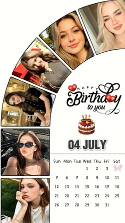 MY BIRTHDAY 4 JULY