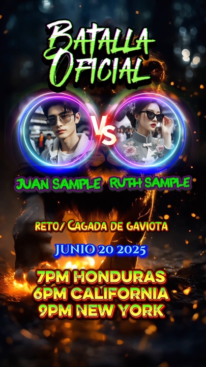 Flyer batalla Oficia