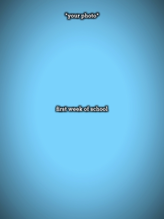 dernière semaine d'école 