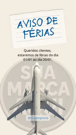 Aviso de férias 