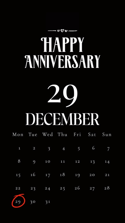 ANNIV 29 ARALIK 
