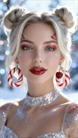 Christmas makeup
