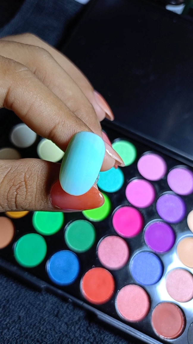 Arte de uñas de rubor