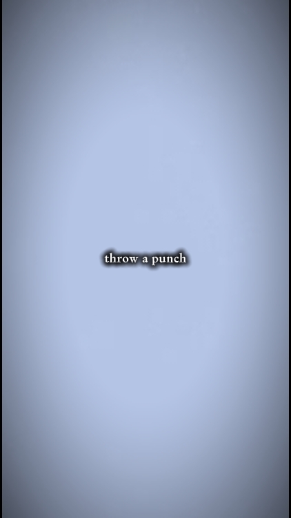 throw a punch...