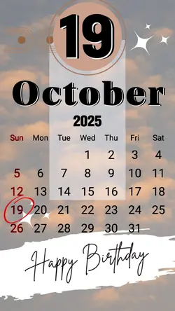 HBD 19 OCTOBER 2025