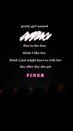 pretty girl named 🤫