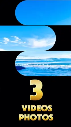 3 videos or photos