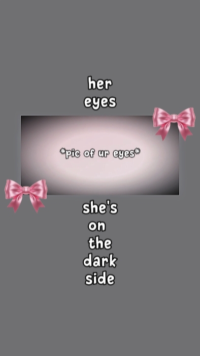 her eyes