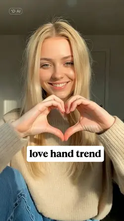 love hand trend