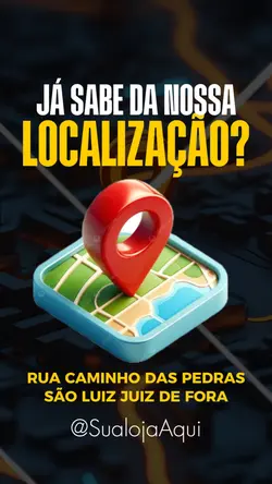 sua localização 