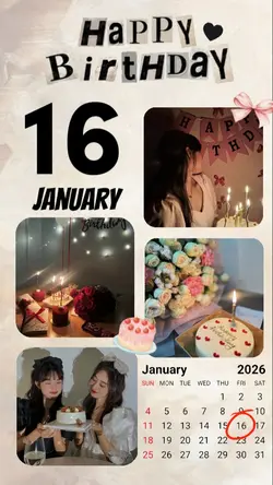 birthday 16  jan