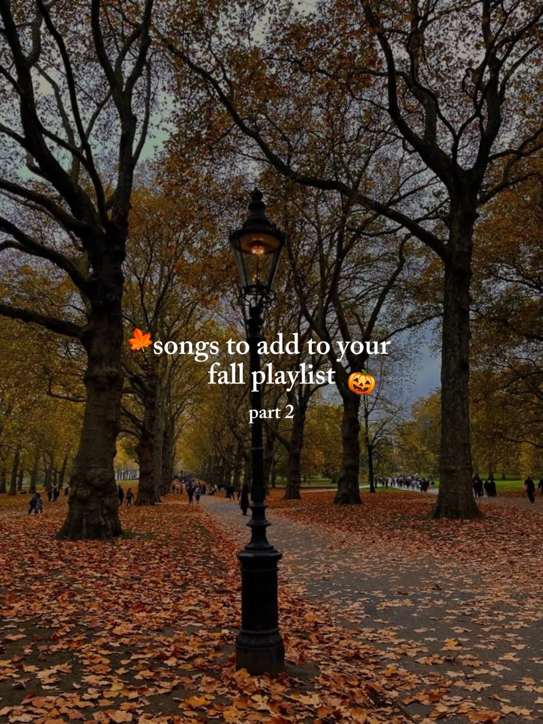 fall playlist 