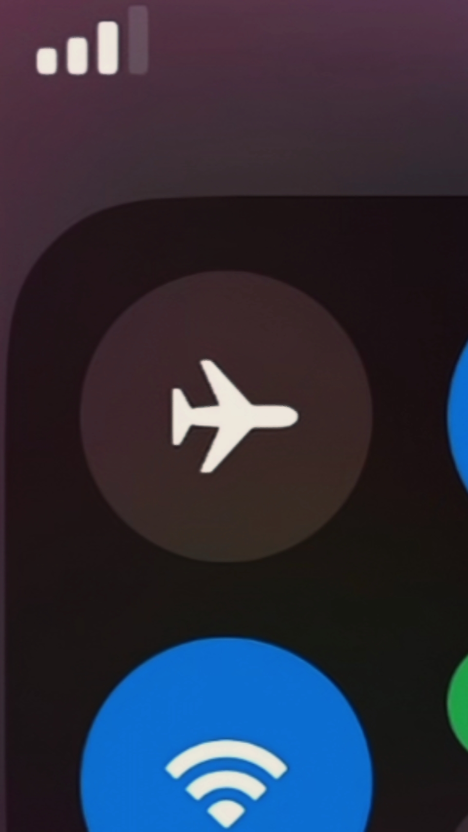 air plane mode