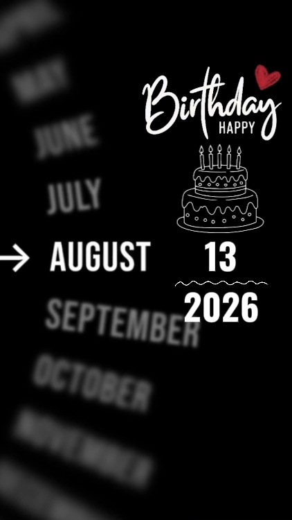 BDAY SON 13 AUGUST 