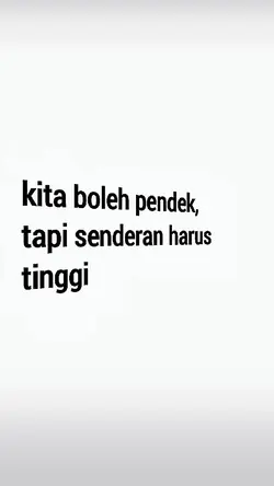 kita boleh pendek 