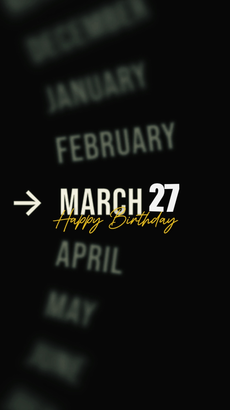 Ulang Tahun 27 Maret