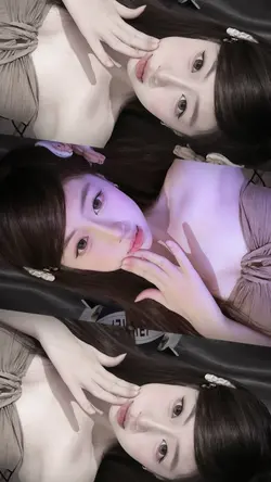 Chéo 3 Ảnh+Ánh Tím 