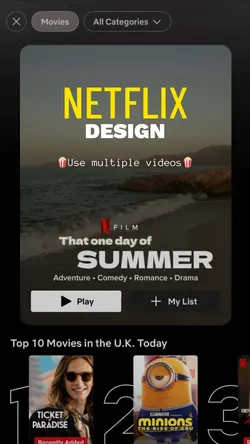 Netflix Design๐ฟ