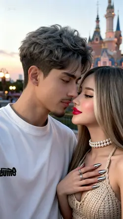 Trend couple collage