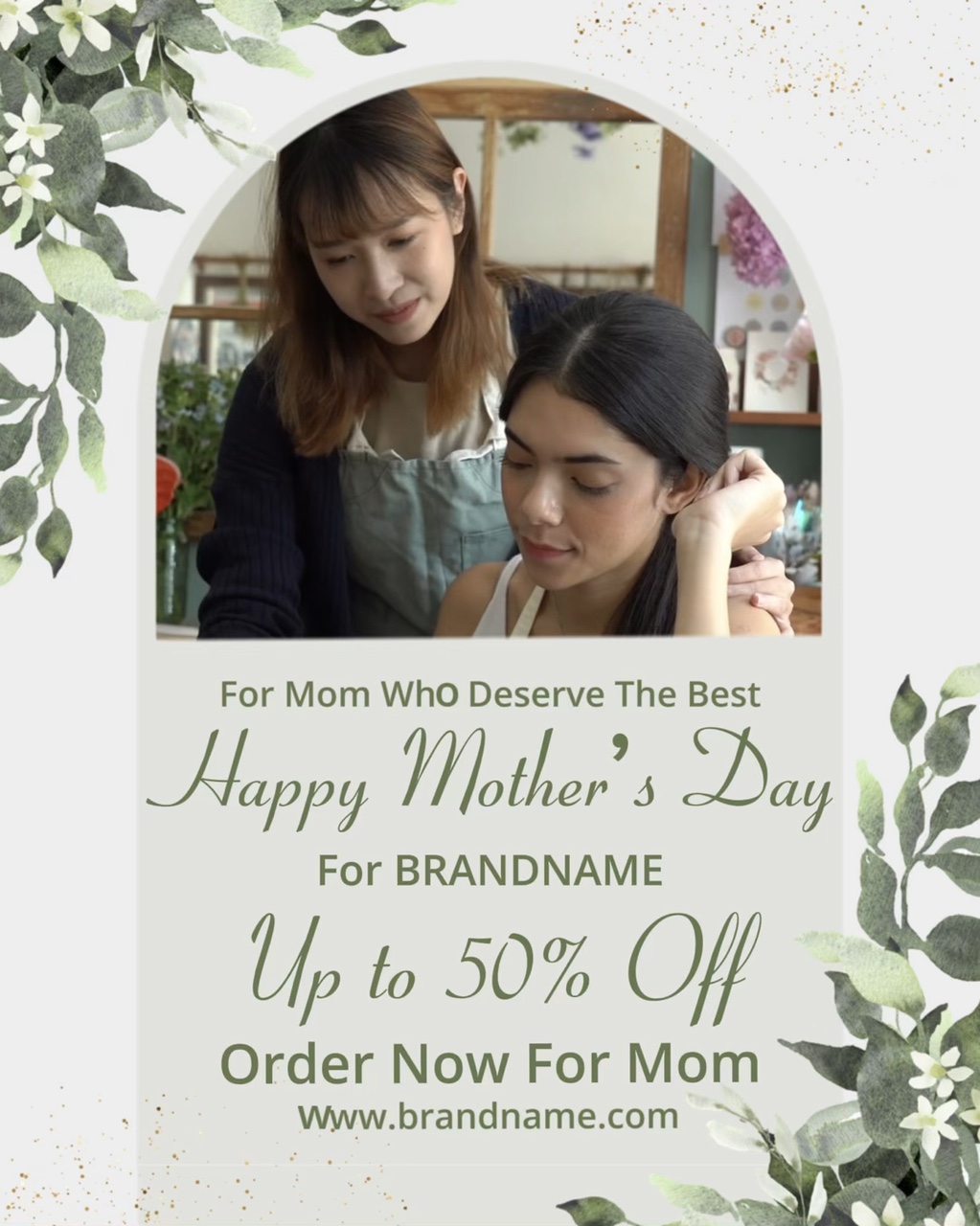 Pôster Dinâmico da Indústria Geral do Dia das Mães
