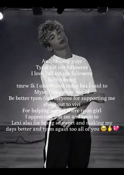 Tysm everyone 💗