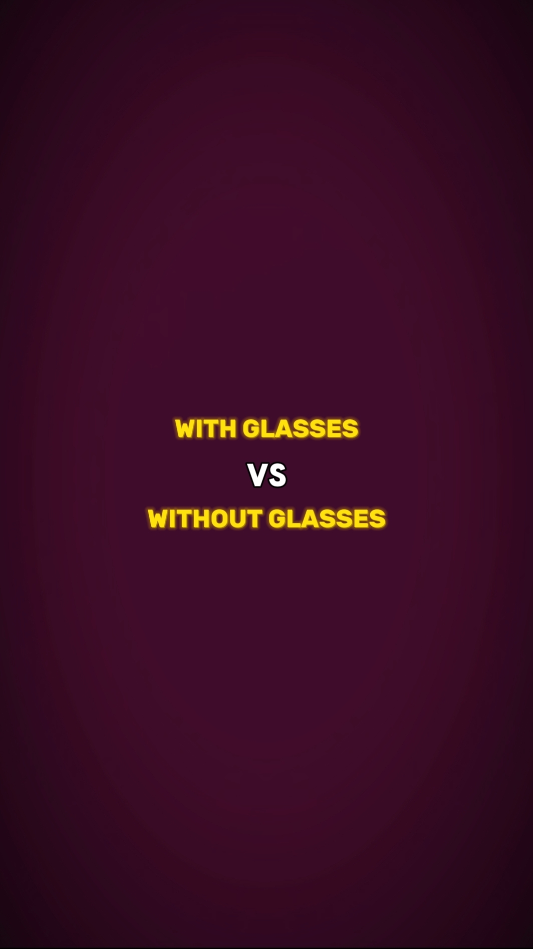 with glasses