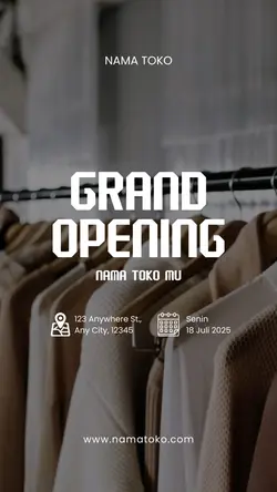 story: grand opening