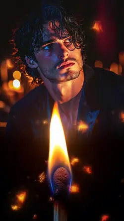 Candle burning