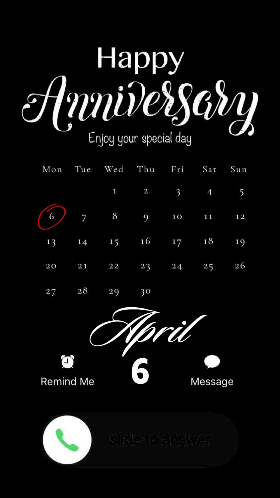 ANNIV 06 DE ABRIL