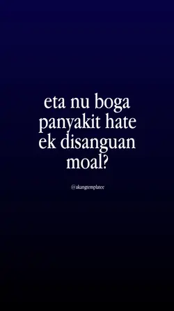 DISANGUAN MOAL?