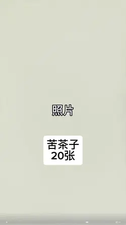 苦茶子｜20张