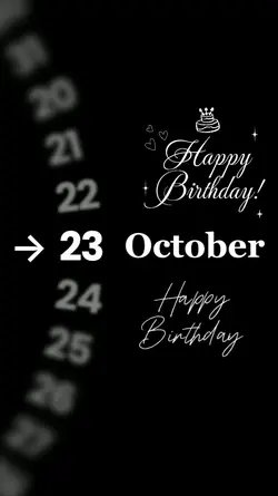 HBD 23 October