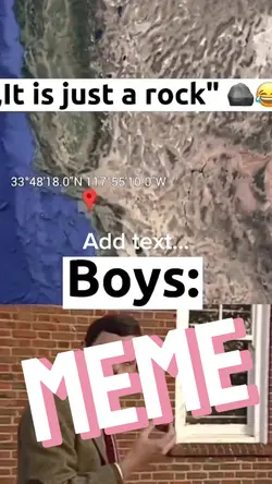 Just a rock meme 