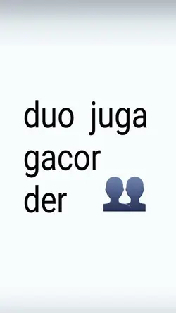 DUO JUGA GACOR DER 