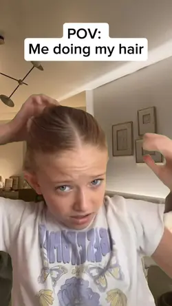 Me doing my hair