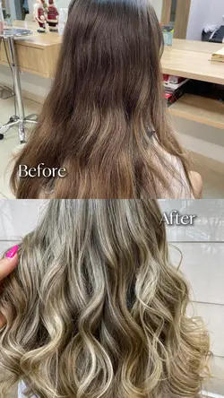 Before after hair
