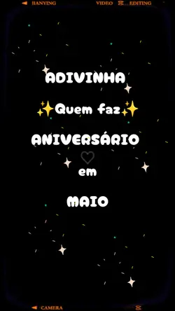 Aniversário Maio
