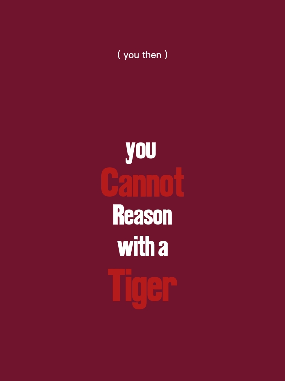 you cannot reason