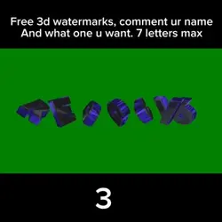 FREE 3D WATERMARKS